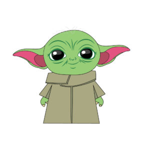 Yoda baby cartoon
