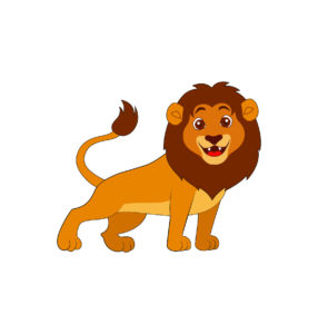 baby lion cartoon