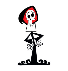 grim cartoon vector