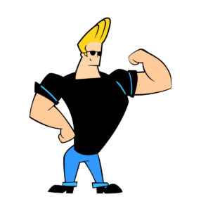 johnny bravo vector cartoon