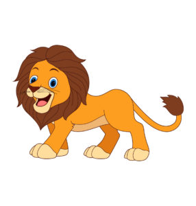 lion cartoon vector