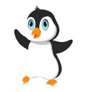 penguin cartoon vector