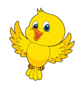 yellow bird cartoon