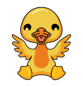 yellow duck cartoon