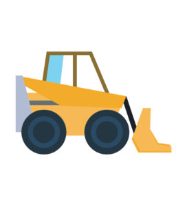 Construction Excavator Vector Design