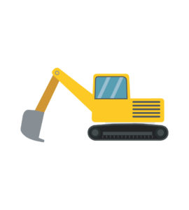 Digger Excavator Vector