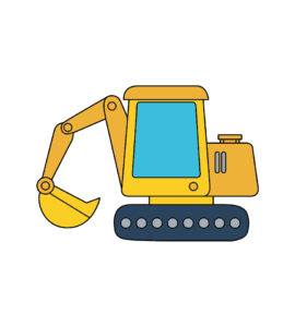 Excavator Vector