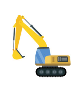 Excavator Vector Design