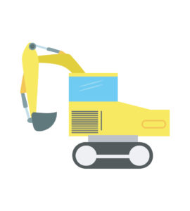 Excavator Vector Premium Design