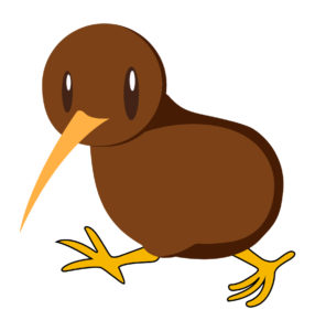 Kiwi baby bird vector