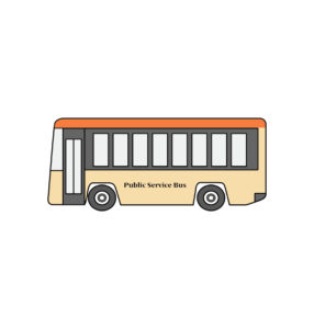 Public Service Bus Vector