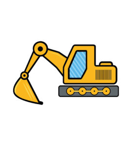 Royalty Excavator Vector