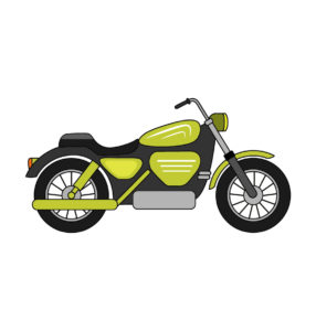 Royalty MotorCycle Vector Design