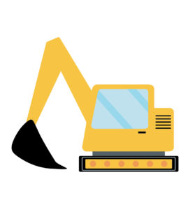 Simple Excavator Vectors
