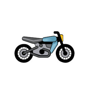 Stylish MotorCycle Vector