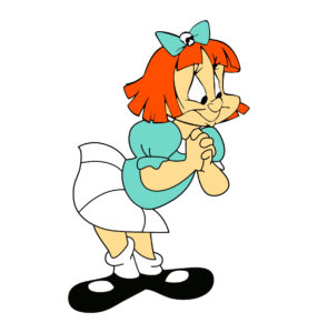 elmyra duff cartoon vector