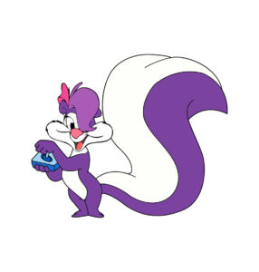 fifi la fume cartoon vector