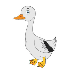 goose bird cartoon