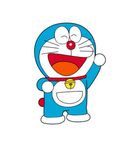 happy doraemon cartoon