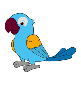 parrot cartoon