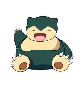 snorlax pokemon cartoon vector