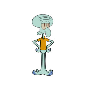 squidward cartoon