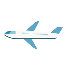 Airplane Cartoon Vector Design
