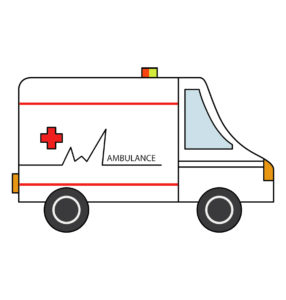 Ambulance Car Vector Design