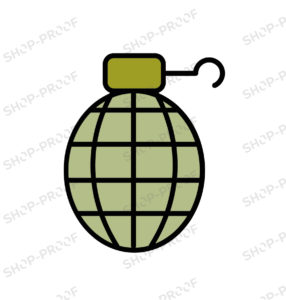 Army Granade Bomb Vector
