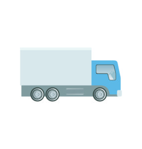 Blue Truck Vector