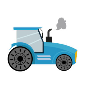 Cartoon Tractor Vector
