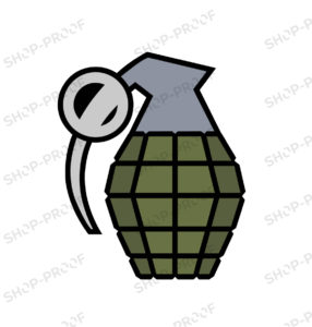 Creative Granade Bomb Vector