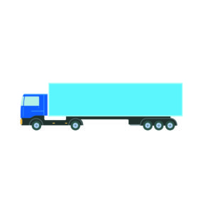 Pickup Container Truck Vector