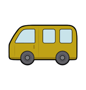 Pickup Premium Van Vector