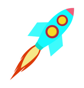 Rocket Fire Vector Design