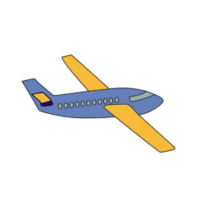 Royalti Aeroplane Vector