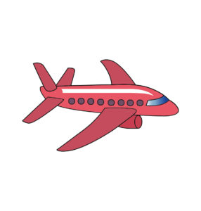 Royalty Airplane Vector