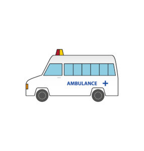 Royalty Ambulance Vector