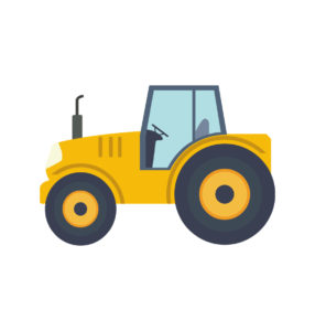 Royalty Tractor Vector Design