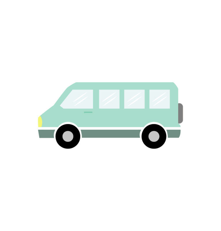 Simple Van Vector - Design Shop by AquaDigitizing