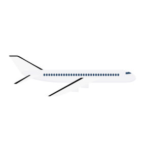 Stylish Aeroplane Vector Design