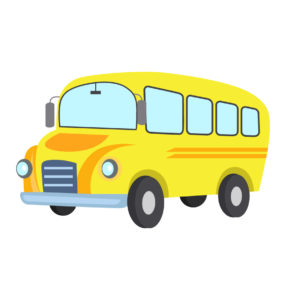 Stylish School Bus Vector Art