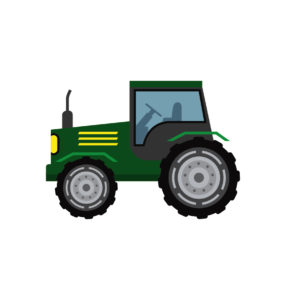 Stylish Tractor Vector