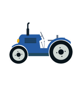 Stylish Tractor Vector Design