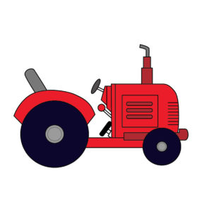 Stylish Tractor Vector Designs