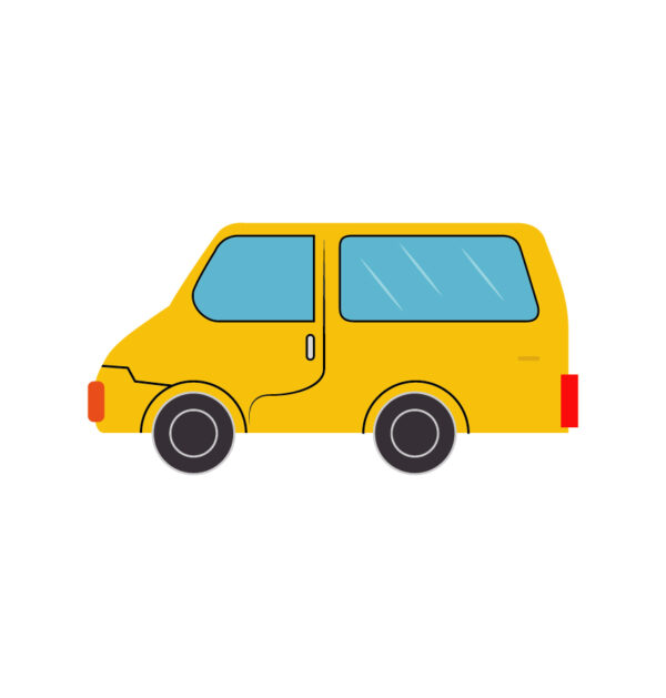 Van Car Royalty Vector - Design Shop by AquaDigitizing