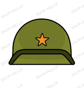Army Helmet Vector Design