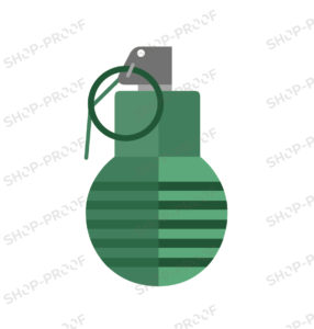 Hand Grenade Bomb Vector