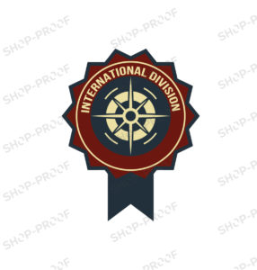 International Division Badge Vector