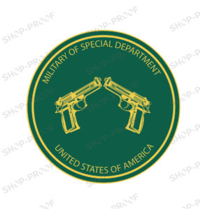 Military Of Special Department Vector